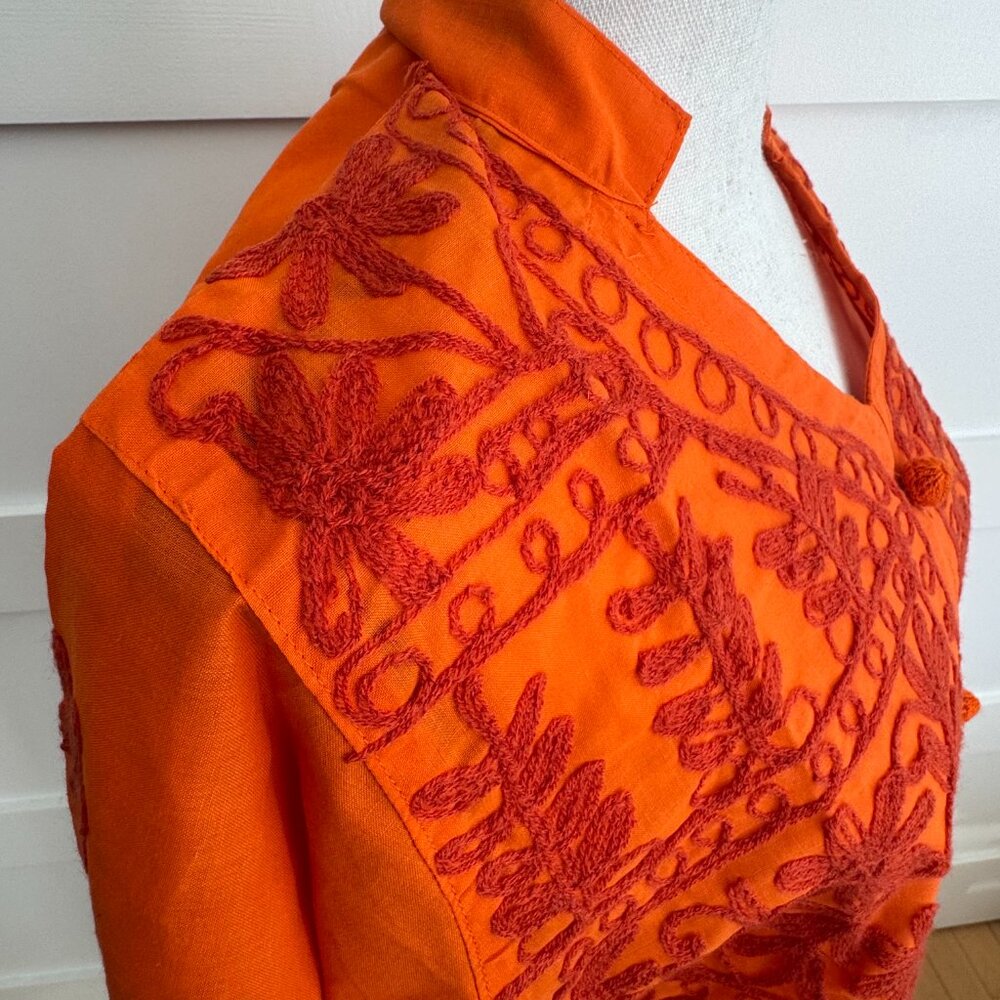 Embroidered cotton tunic - size XS/S - Picture 2 of 9